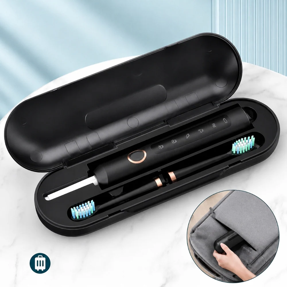 Rechargeable Electric Toothbrush Kids Sonic Travel Brush - Image 2
